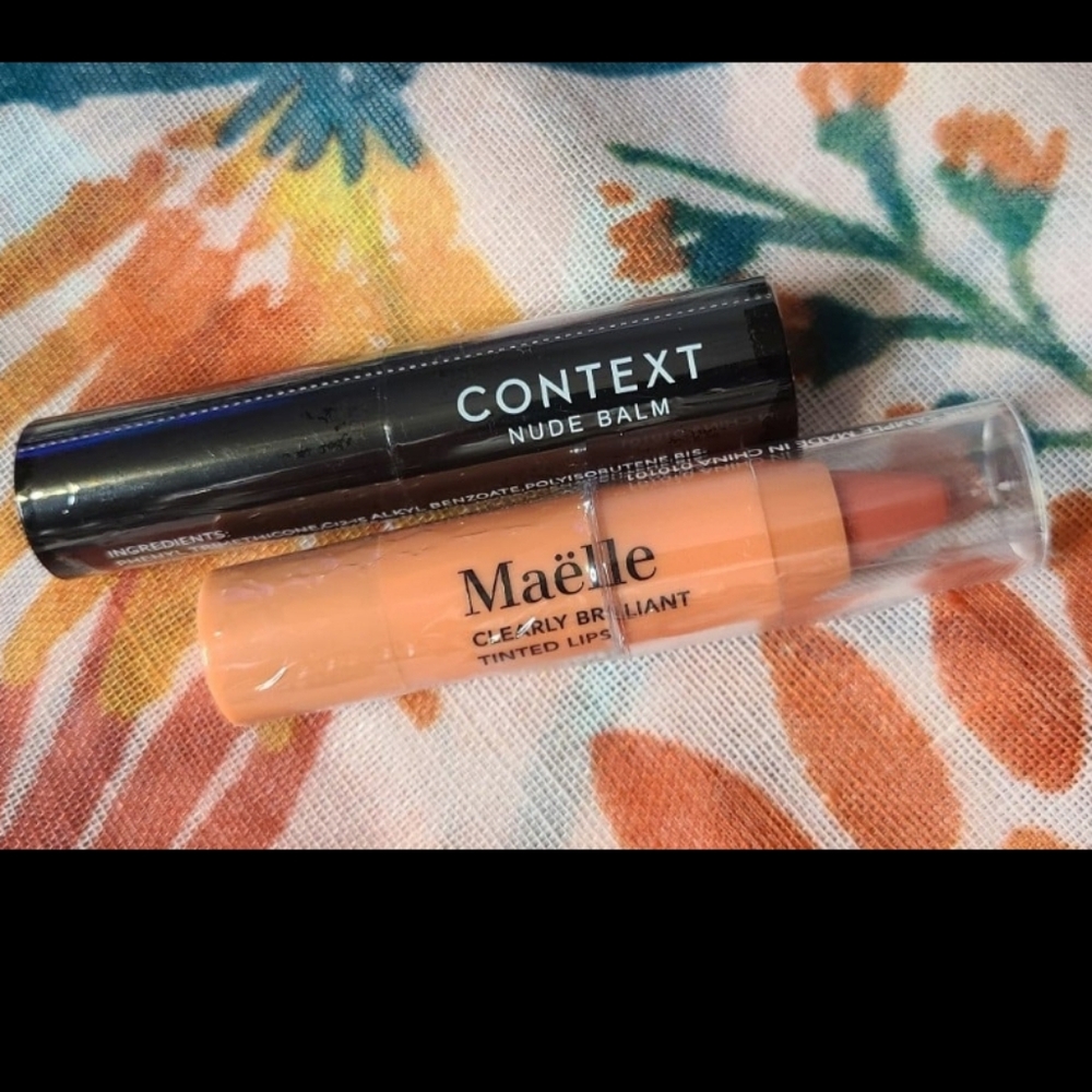 NEW CONTEXT LIP BALM & MAELE LIP TINT